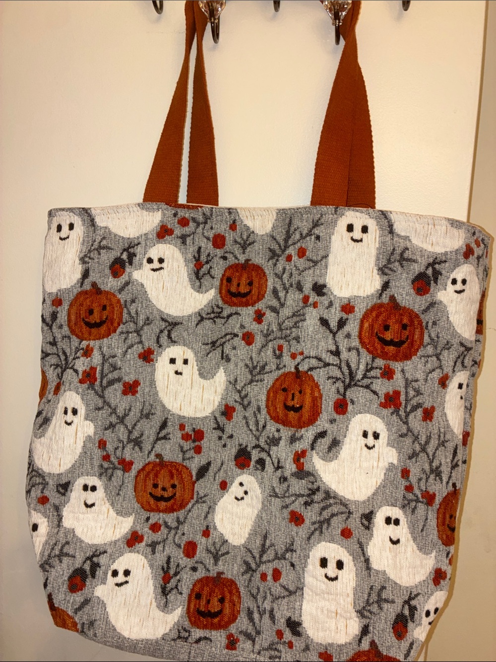Super size Halloween tote bag